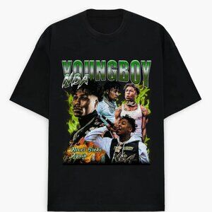YoungBoy Never Broke Again NBA Hip Hop Bootleg Retro T Shirt 99